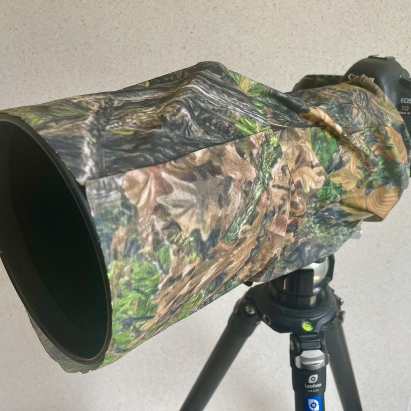 Tragopan col als camouflage lenscover