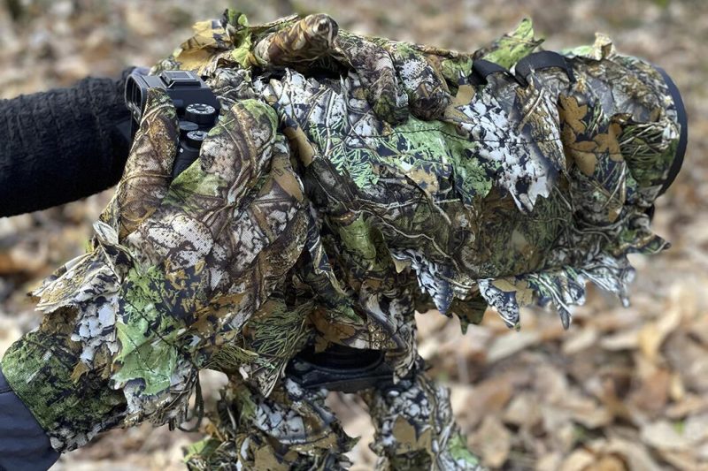 3D camouflage handschoenen met 3D camera camouflage